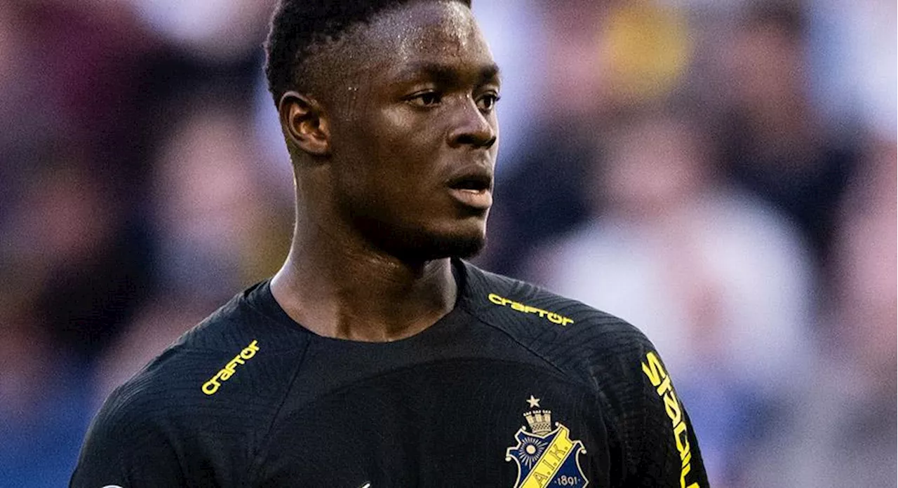 Gono efter AIK-debuten: 'Jag är säker på att min tid kommer att komma'