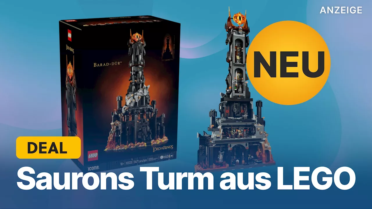 Neues LEGO Herr der Ringe Set mit 5000 Teilen: Holt euch Saurons Turm ins Wohnzimmer!