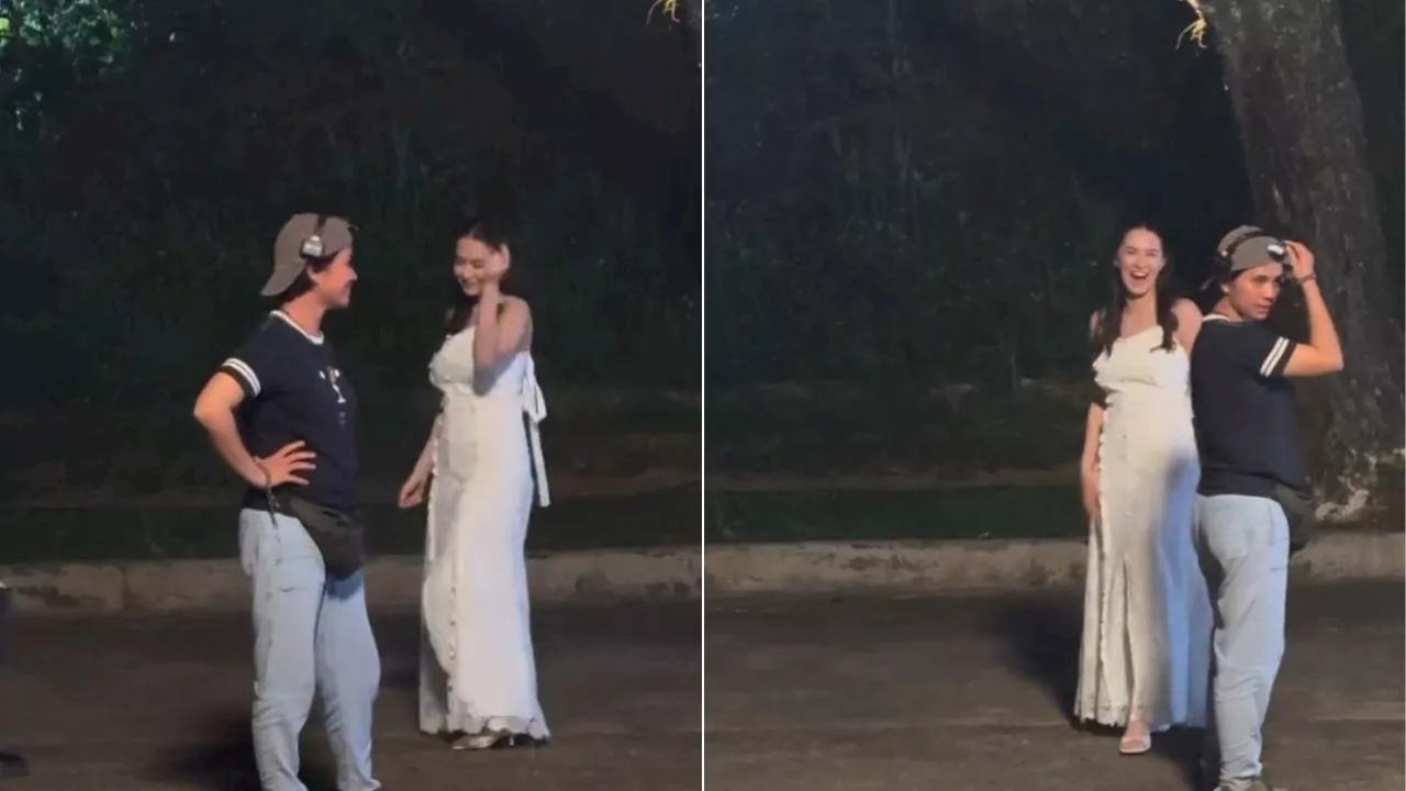 Marian Rivera dances to BINI's 'Salamin, Salamin' on set of 'My Guardian Alien'