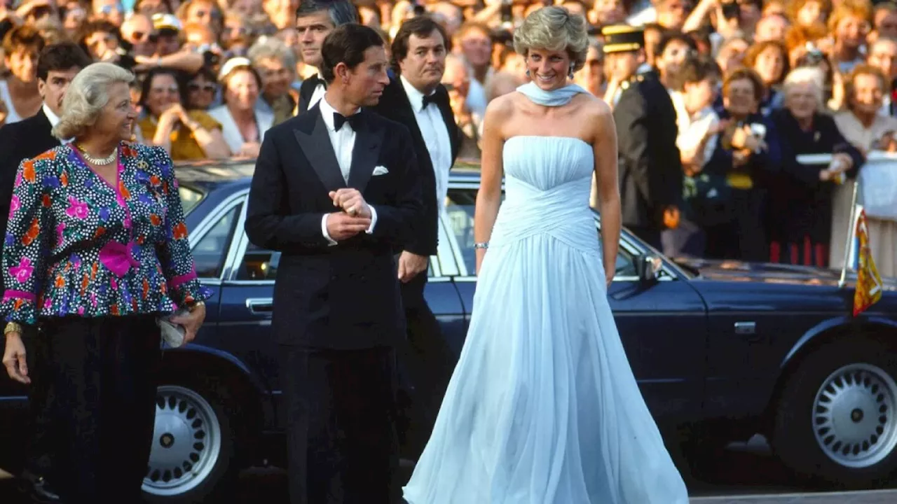 El día que la princesa Diana llegó como Cenicienta al Festival de Cannes en 1987 (fotos)