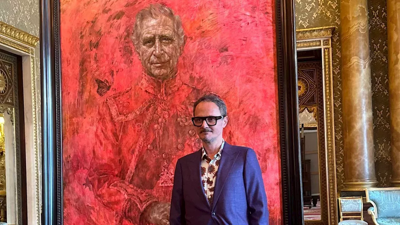 King Charles Artist Jonathan Yeo Explains Why He Used Red For Divisive