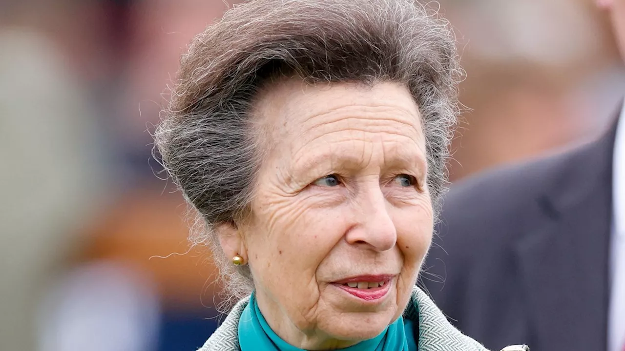 Princess Anne oozes sophistication in flippy silk skirt