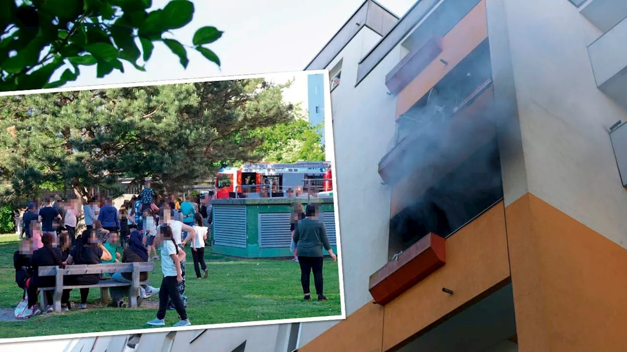 Dutzende Gaffer behindern Feuerwehr bei Einsatz