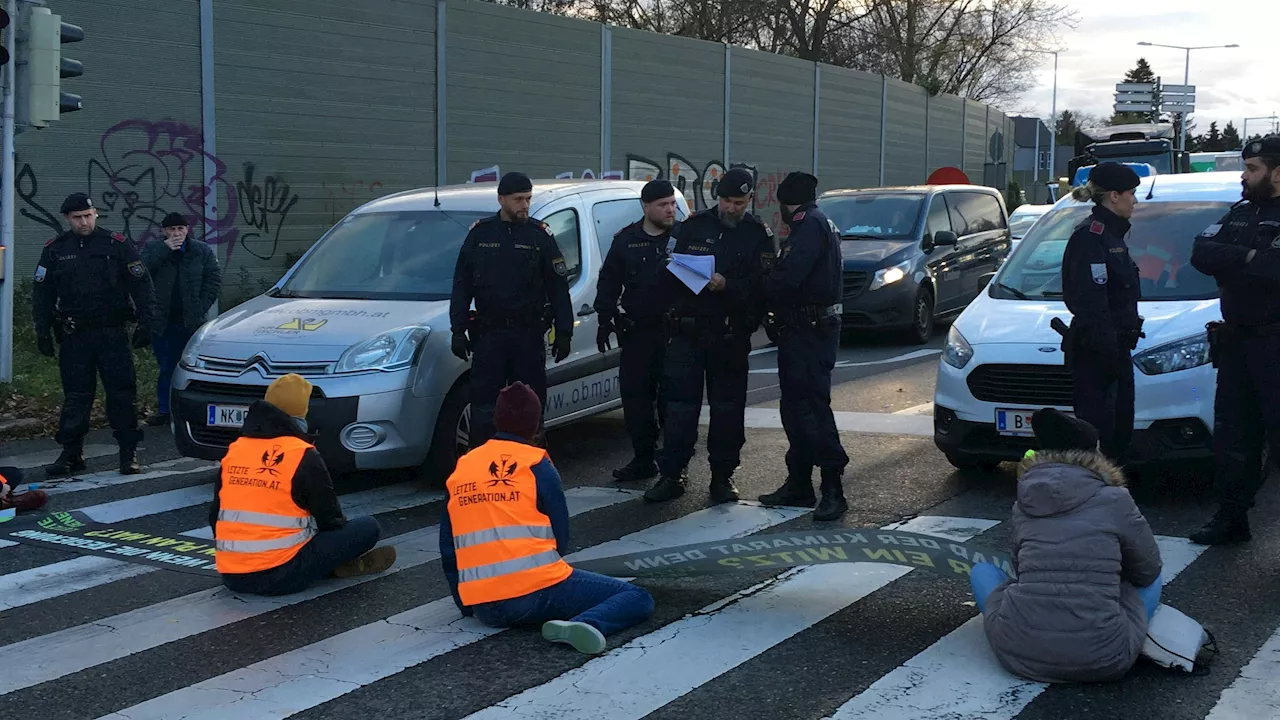 Polizei schlägt gegen Klima-Kleber zurück