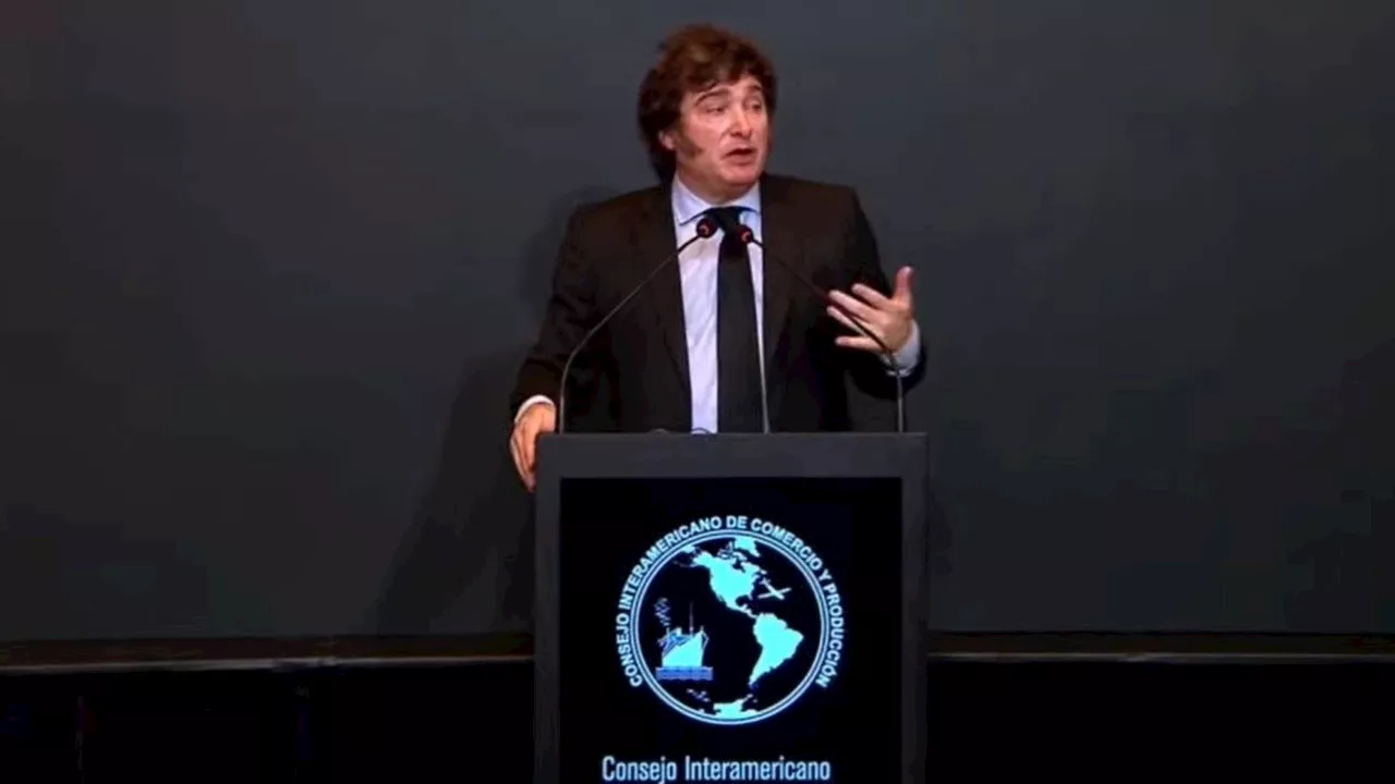 Javier Milei, ante empresarios, contra los economistas: 'No hay atraso cambiario'