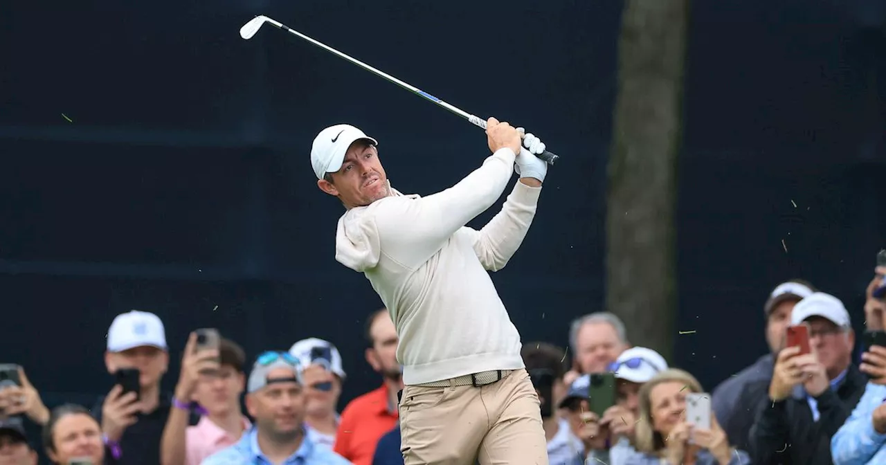 PGA Championship tee times for Rory McIlroy, Shane Lowry, and Padraig Harrington