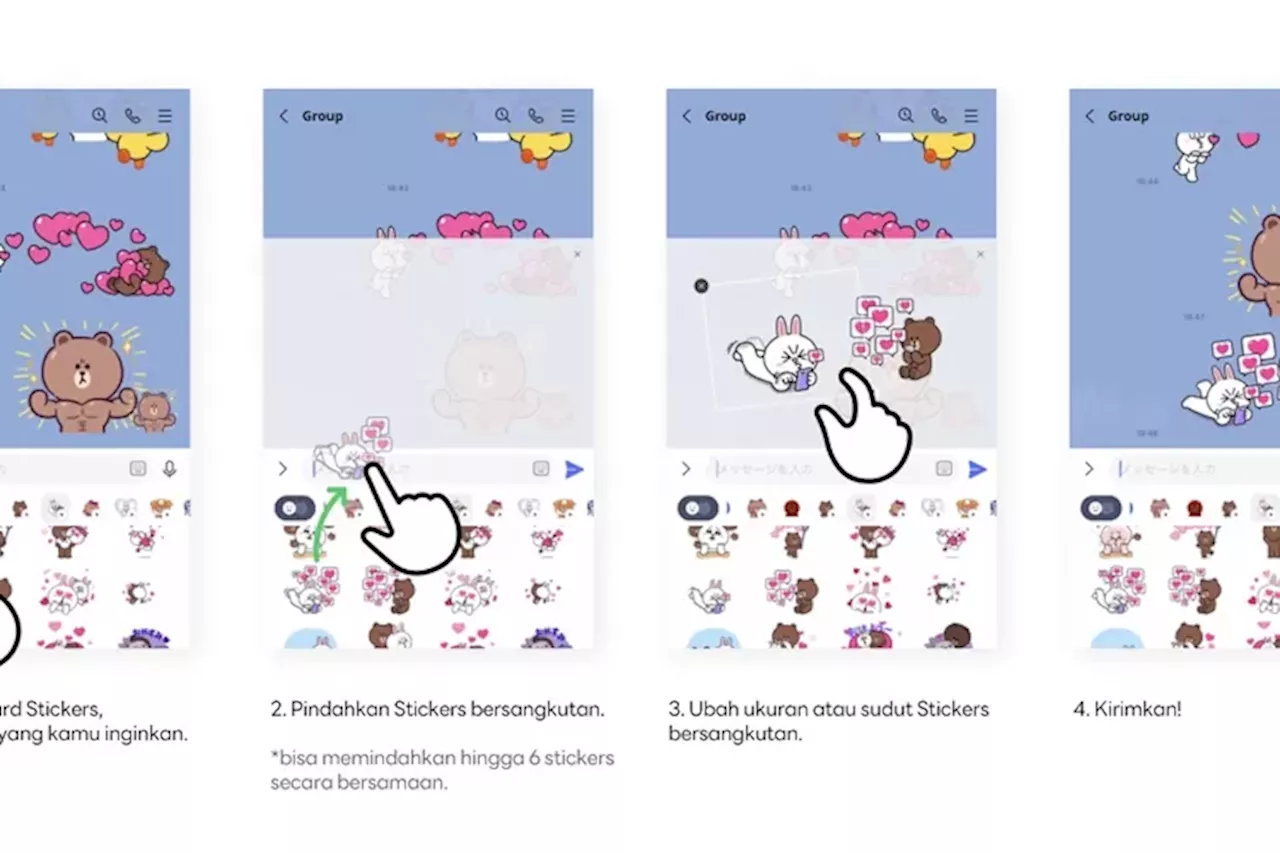 LY Corporation Rilis Fitur “Merangkai Stiker” untuk LINE Stickers, Lucu-lucu Lho!