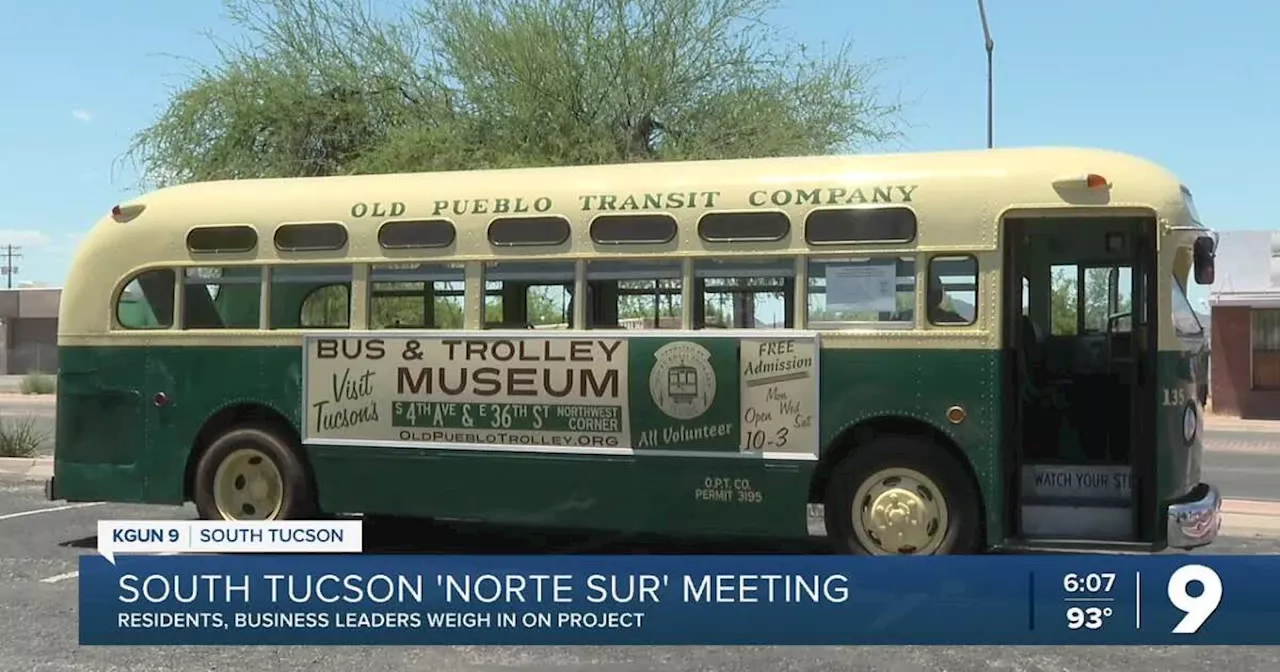 'It's about the neighborhood:' South Tucson business owners, residents vet transit project