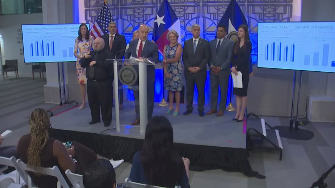 Houston Mayor John Whitmire unveils city budget proposal, warns ‘tough decisions’ loom