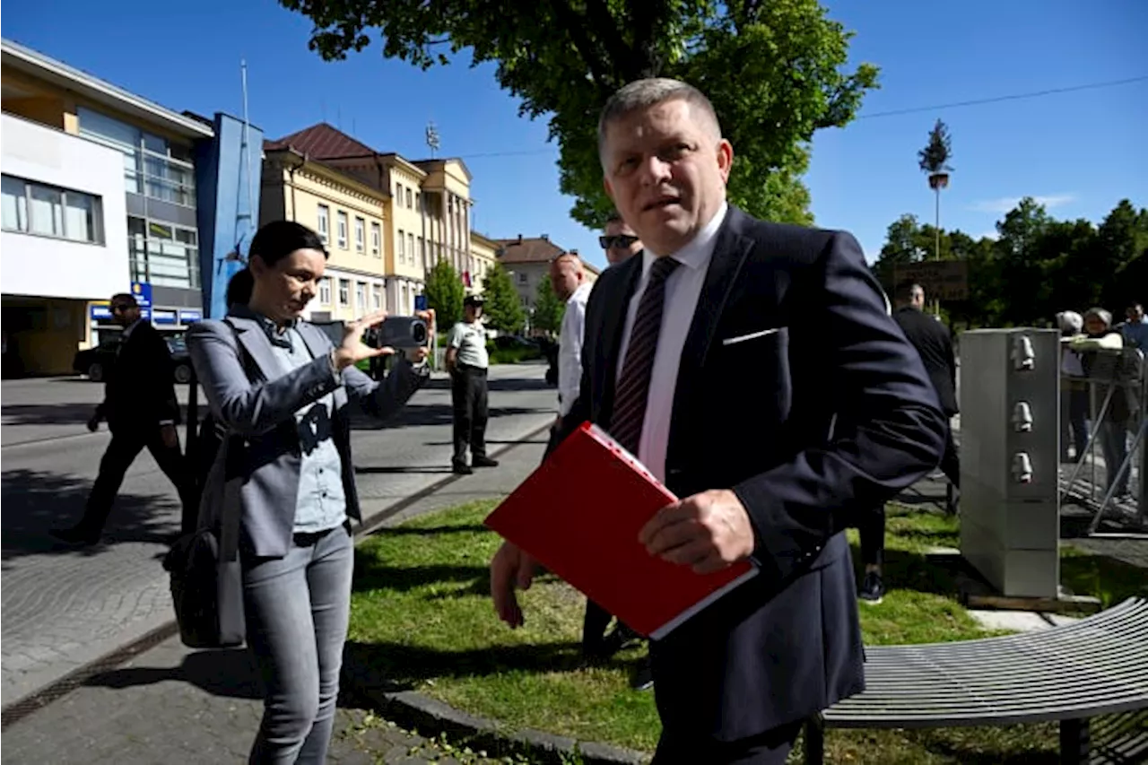 Robert Fico, Slovakia's populist prime minister, who returned to power on a pro-Russian platform