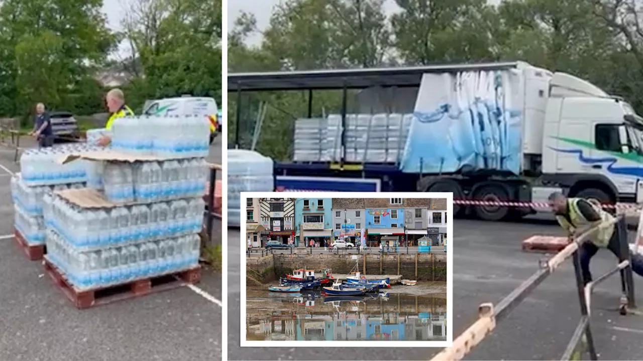 Emergency water supplies distributed to Devon residents as ‘hundreds’ ill with parasite and people urged to...