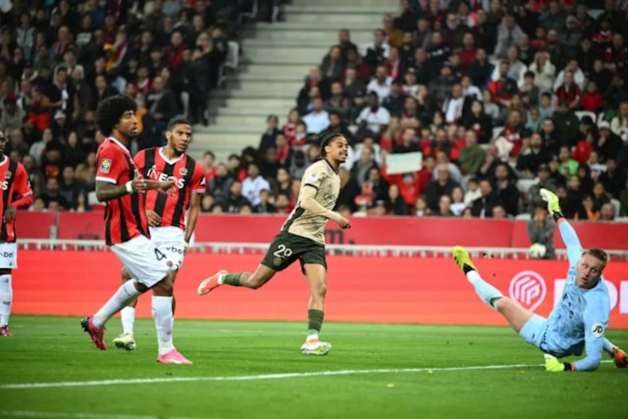 Battu par un PSG porté par Barcola, Nice laisse Brest et Lille filer en Ligue des champions