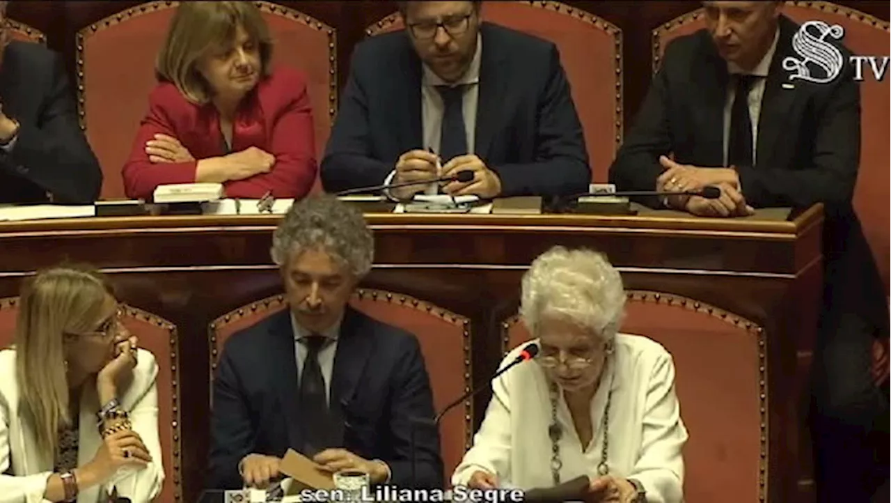 Liliana Segre e il premierato: &#034;Aspetti allarmanti&#034;