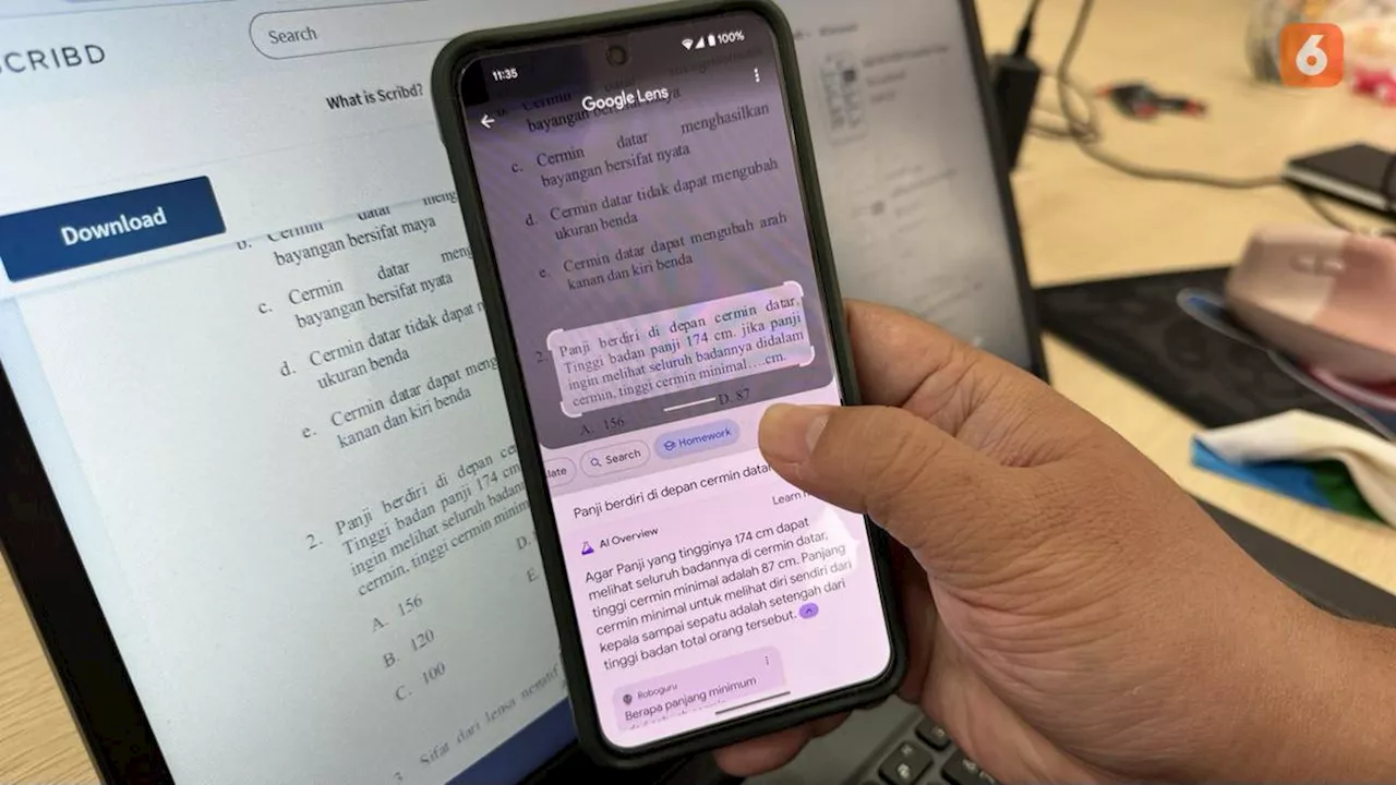 Fitur di HP Android Ini Bikin Belajar Matematika dan Fisika Lebih Gampang!