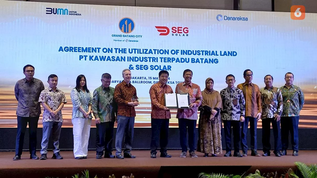 Investor AS Bangun Pabrik Solar Cell di Batang, Nilai Investasi Bikin Kaget