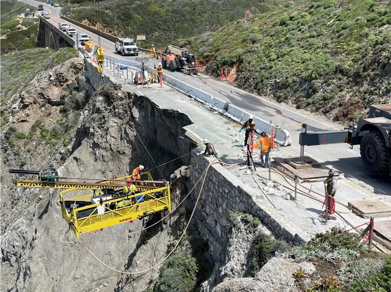 Shuttered section of Highway 1 near Big Sur to reopen Friday