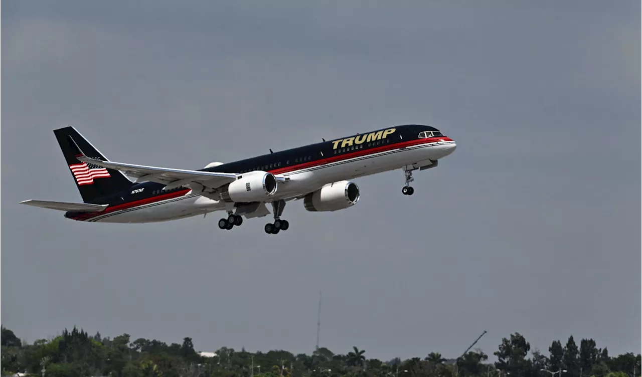 Trump's Boeing 757 clipped parked plane after landing at Florida airport Sunday, FAA says