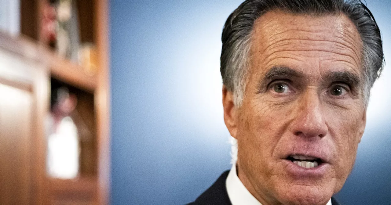 GOP Sen. Mitt Romney says Biden should have pardoned Trump