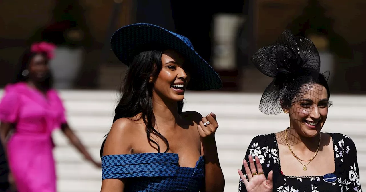 King Charles mingles with Maya Jama and Tess Daly at palace garden party