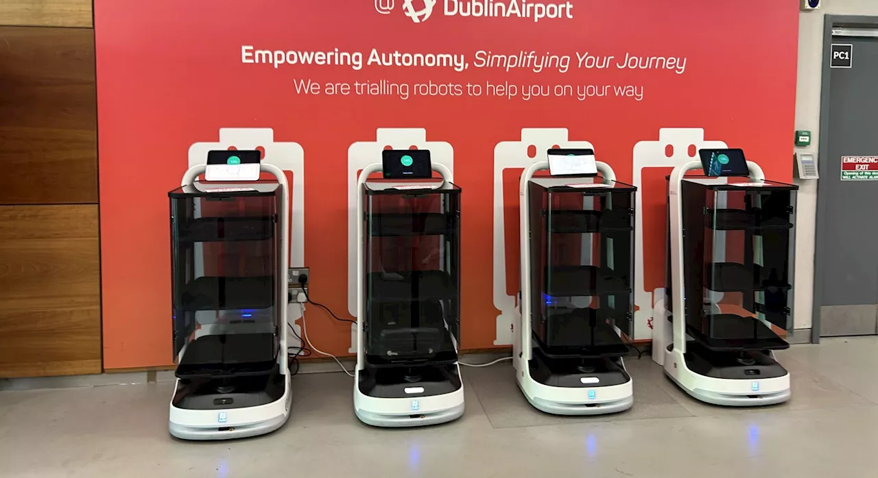 ‘They make life easier’ – AI luggage robots unveiled at Dublin Airport