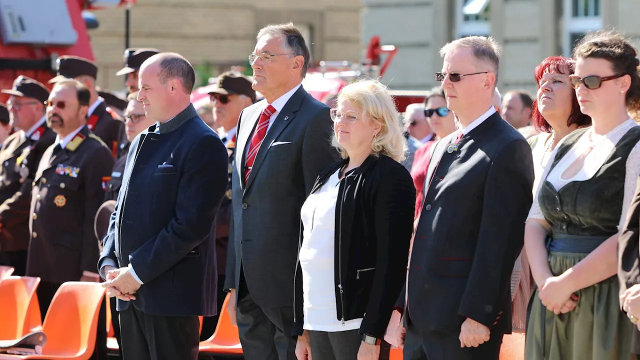 Die Strasshofer Silberhelme feierten ihren Traditionstag