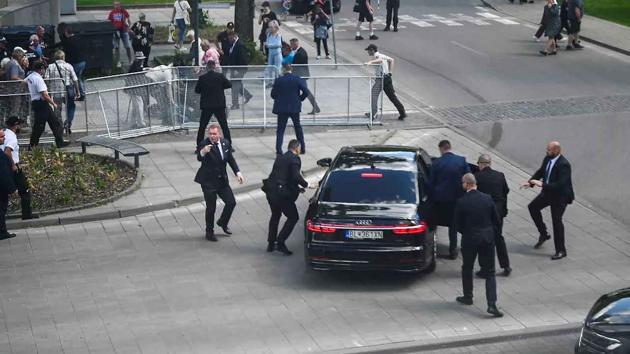 Angreifer überwältigt: Schüsse auf slowakischen Premier