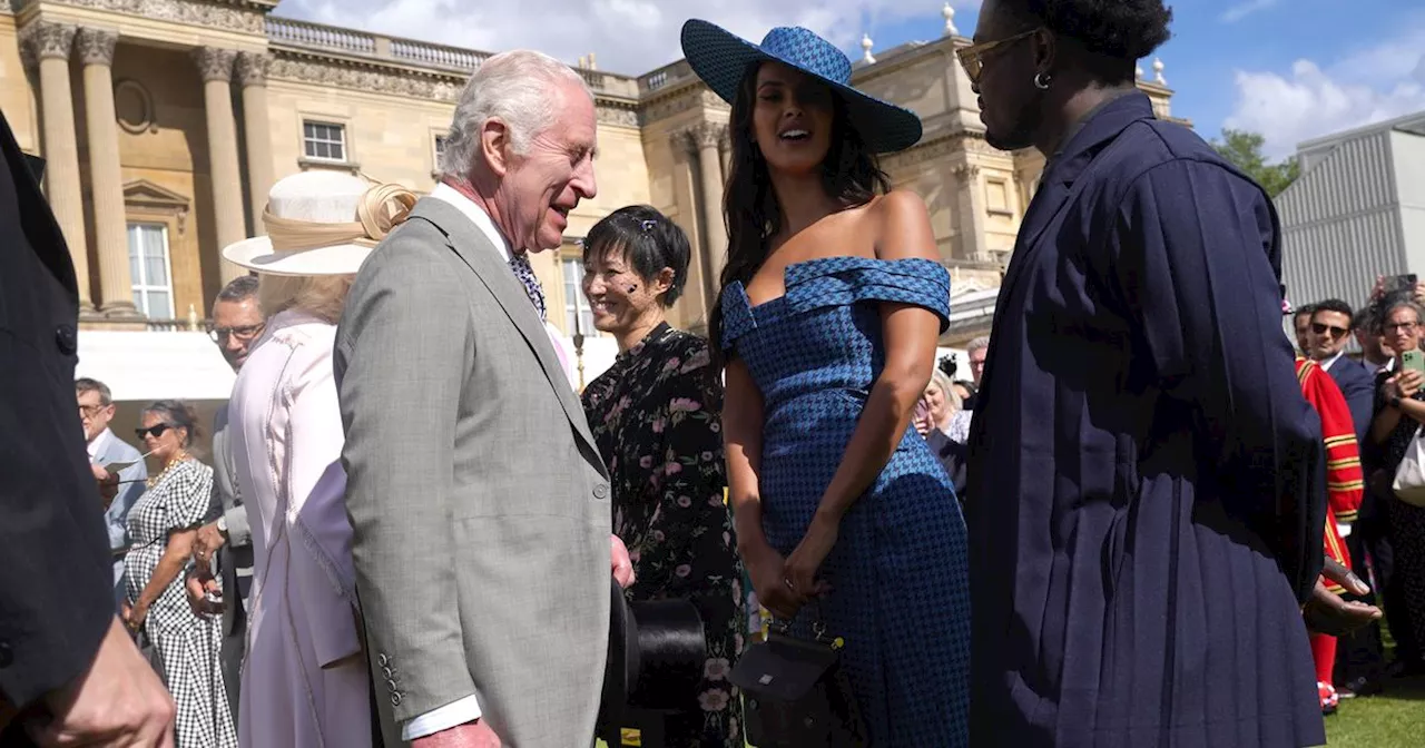 Maya Jama baffles King Charles with Love Island question at palace garden party