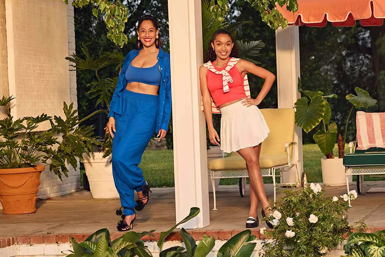 Black-ish Costars Tracee Ellis Ross and Yara Shahidi Reunite for Old Navy Summer Campaign: 'Twinning' (Exclusive)