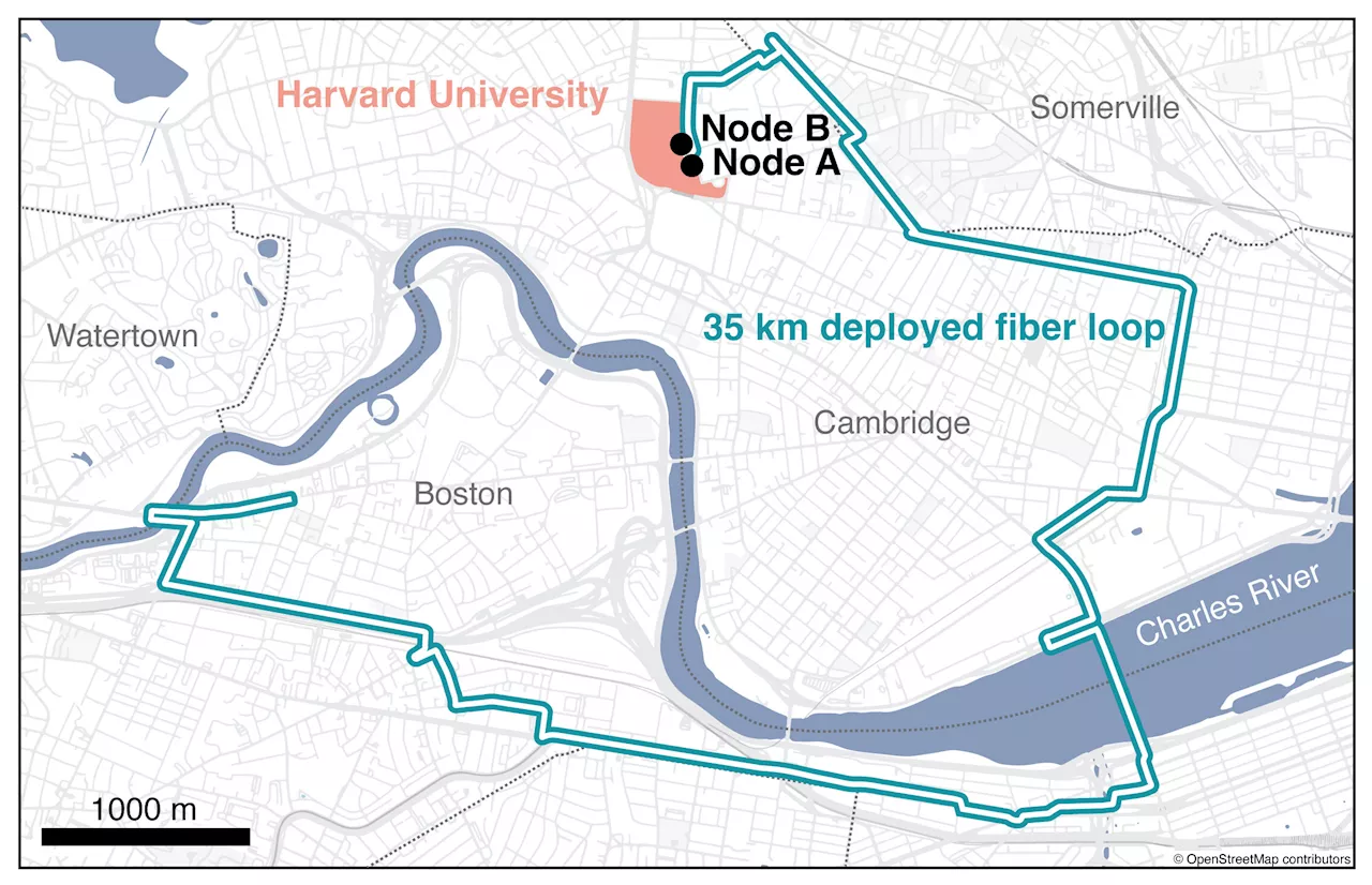 Physicists demonstrate first metro-area quantum computer network in Boston