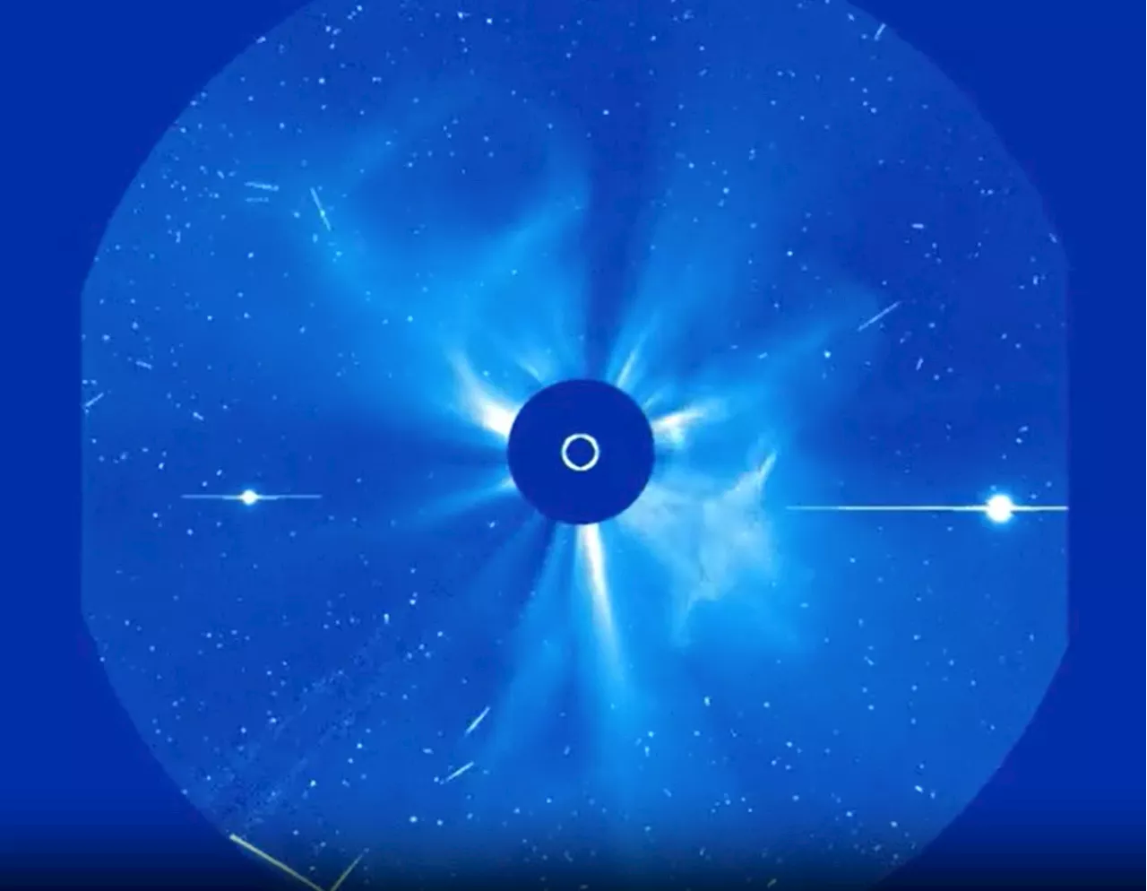 Video: SOHO's view of the 11 May 2024 solar storm