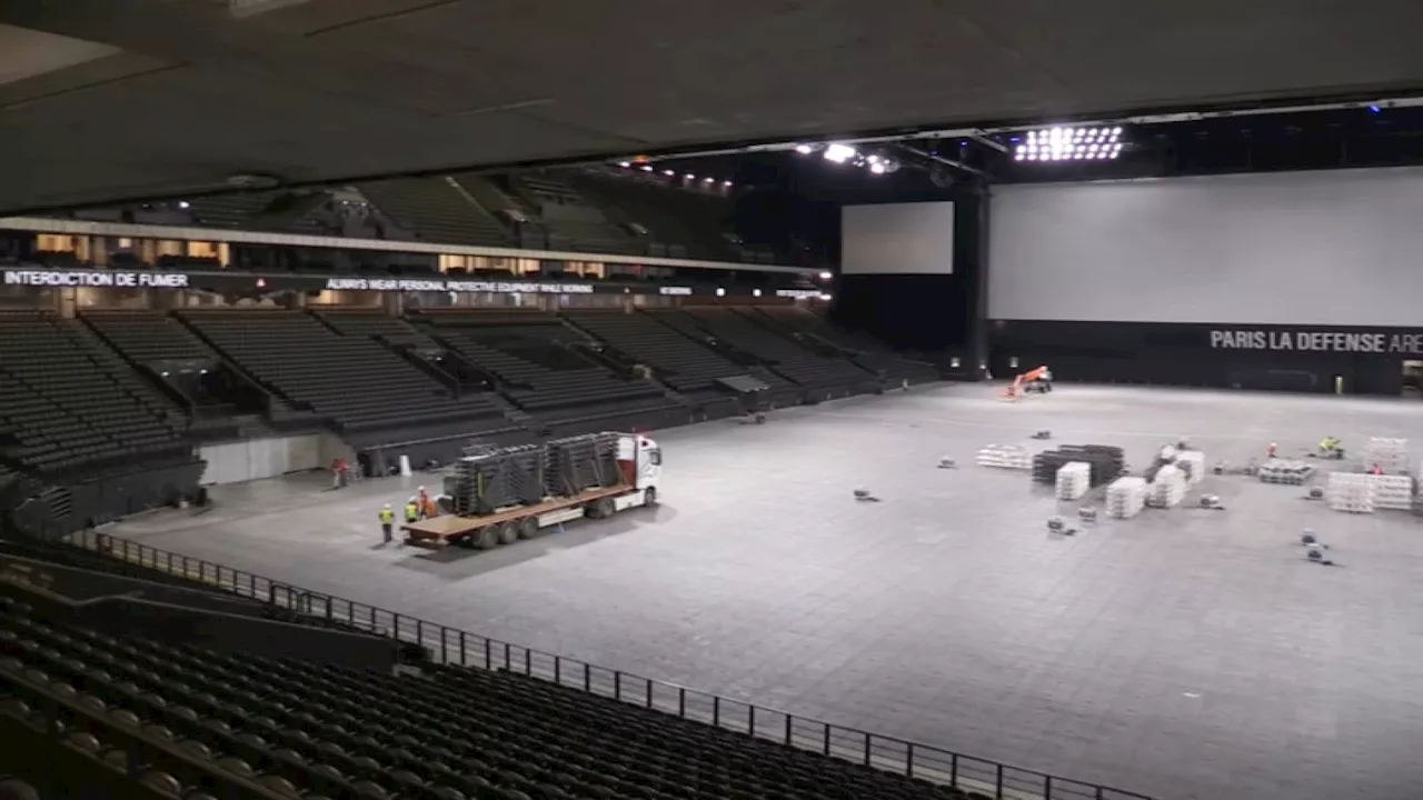 JO 2024: après Taylor Swift, Paris La Défense Arena se prépare à installer ses deux piscines