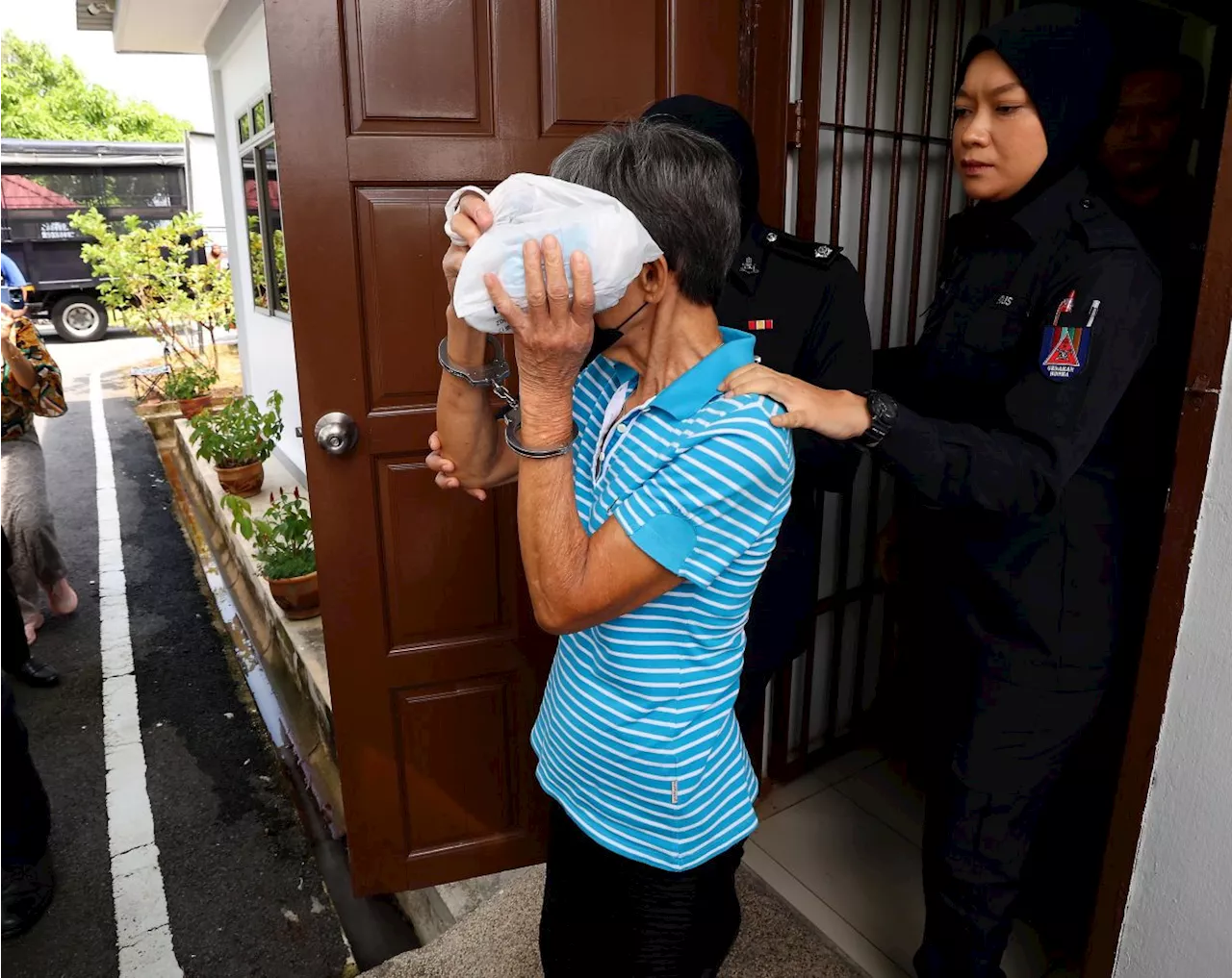 Elderly woman, three men charged with drug trafficking, possession in Pontian