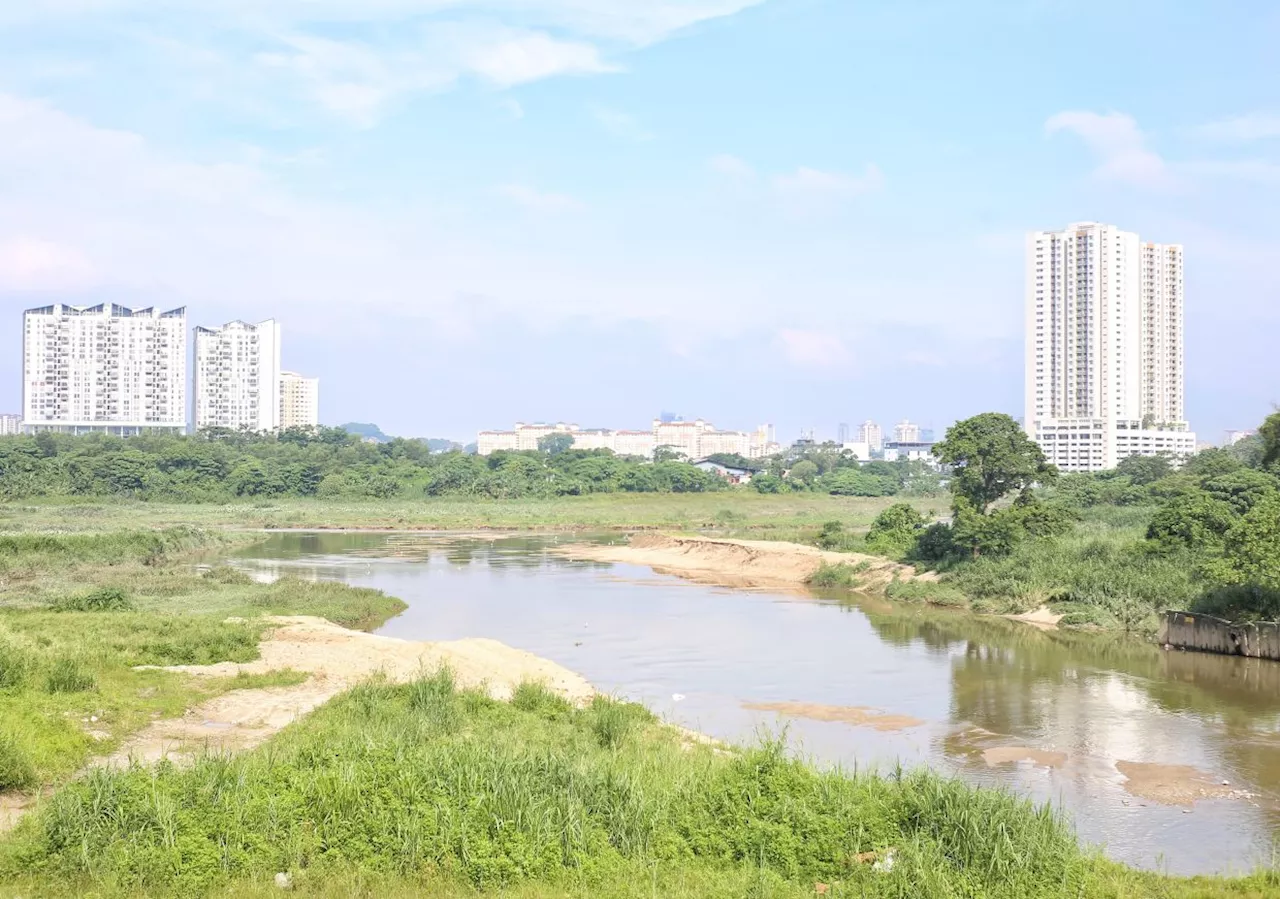 Residents gather to protest proposed development at Kg Bohol flood retention pond area