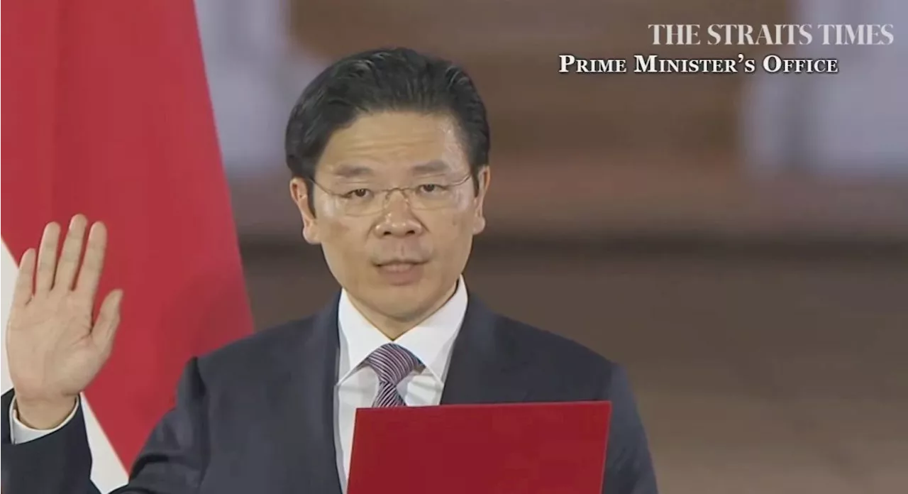 Singapore swears in Lawrence Wong as first new PM in two decades