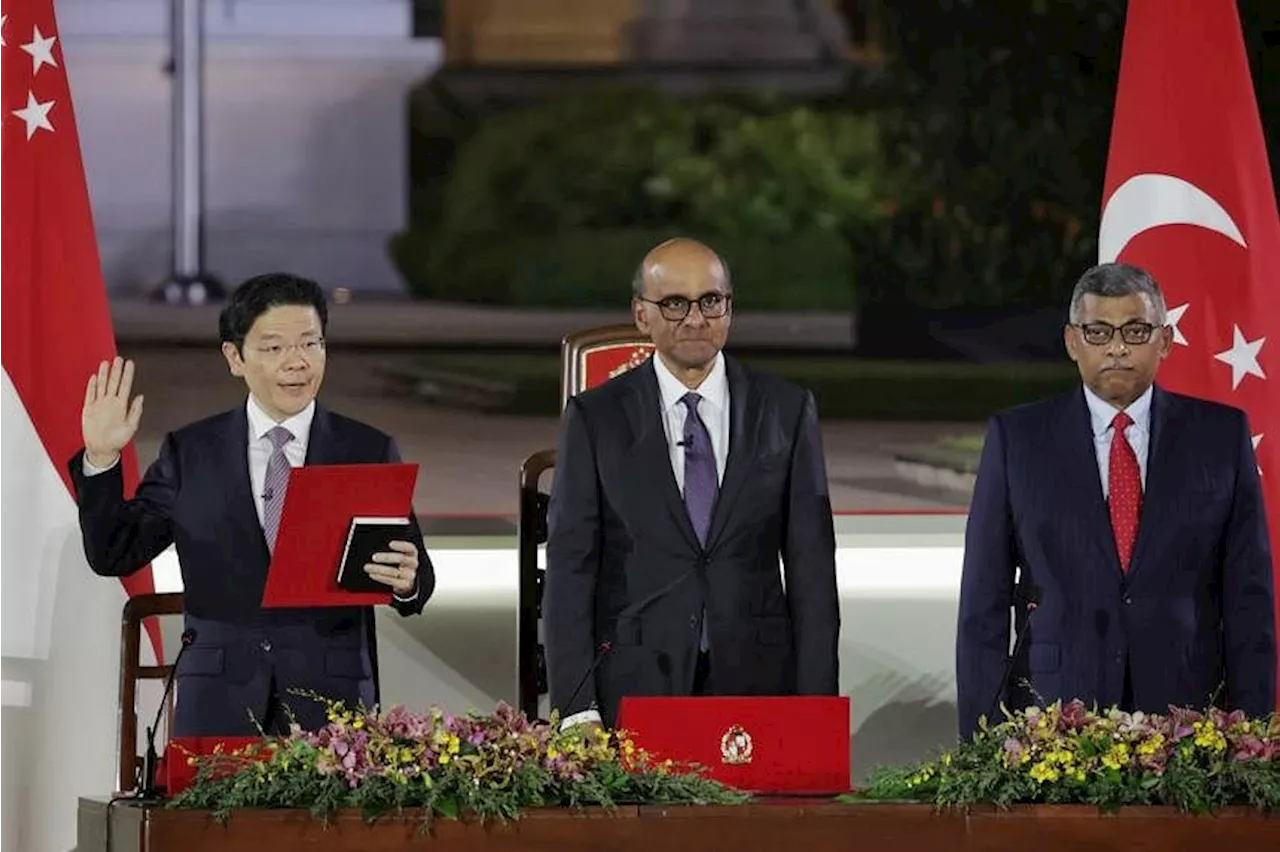 In Pictures: Lawrence Wong sworn in as Singapore’s fourth prime minister