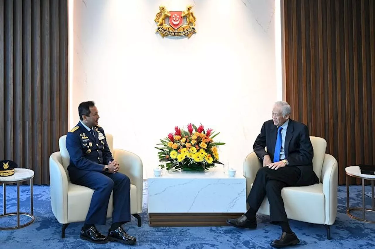 Indonesian Air Force chief of staff makes introductory visit to Singapore