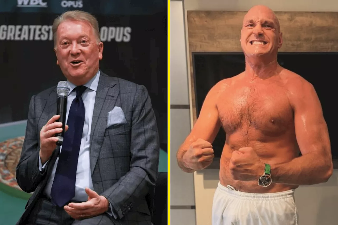 – Frank Warren dismisses concerns about Tyson Fury’s weight for fight with Oleksandr Us...