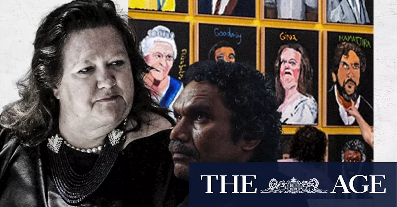 Portrait Gina Rinehart doesn’t want you to see: mogul demands National Gallery remove her image