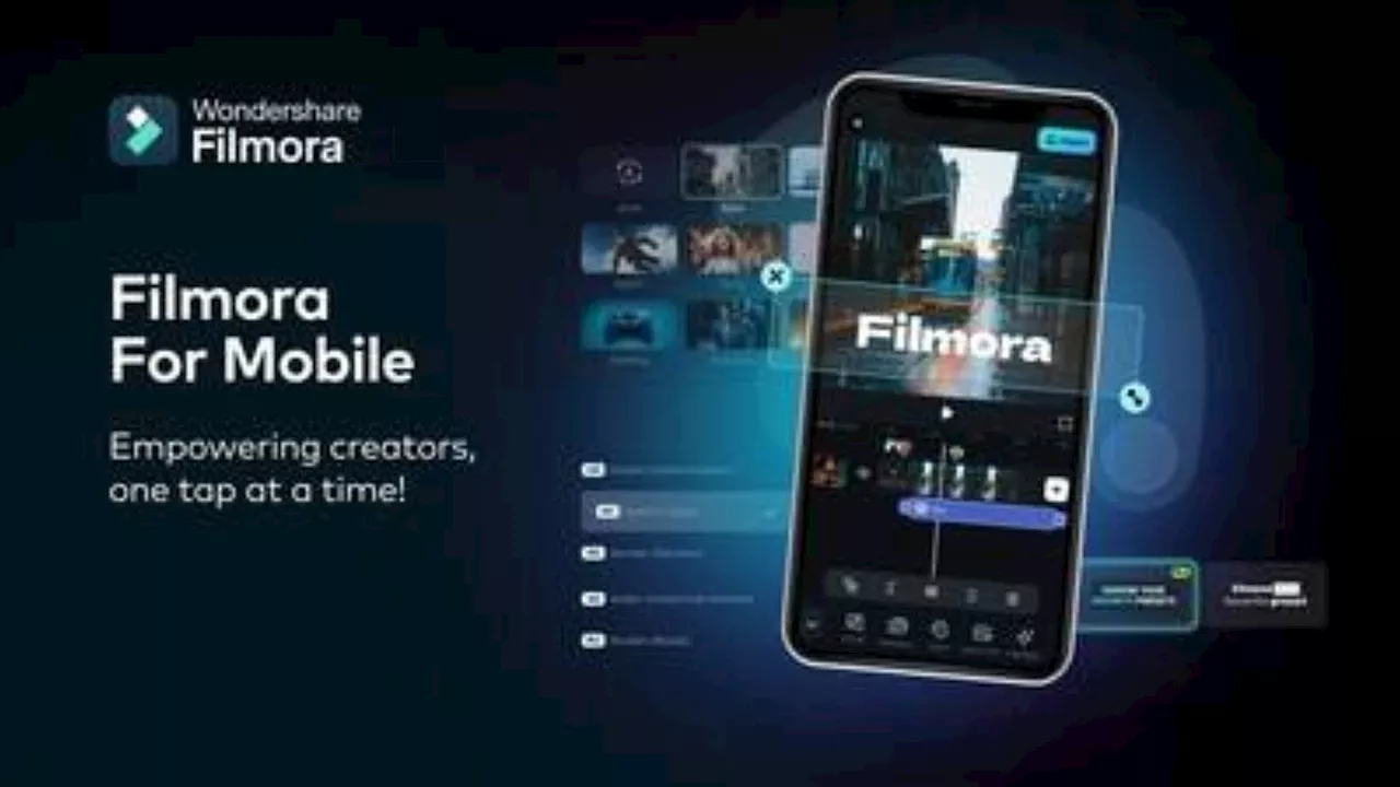 Wondershare Filmora for Mobile Major Version Upgrade Showcases AI-Powered Solutions for On-the-Fly Editing.