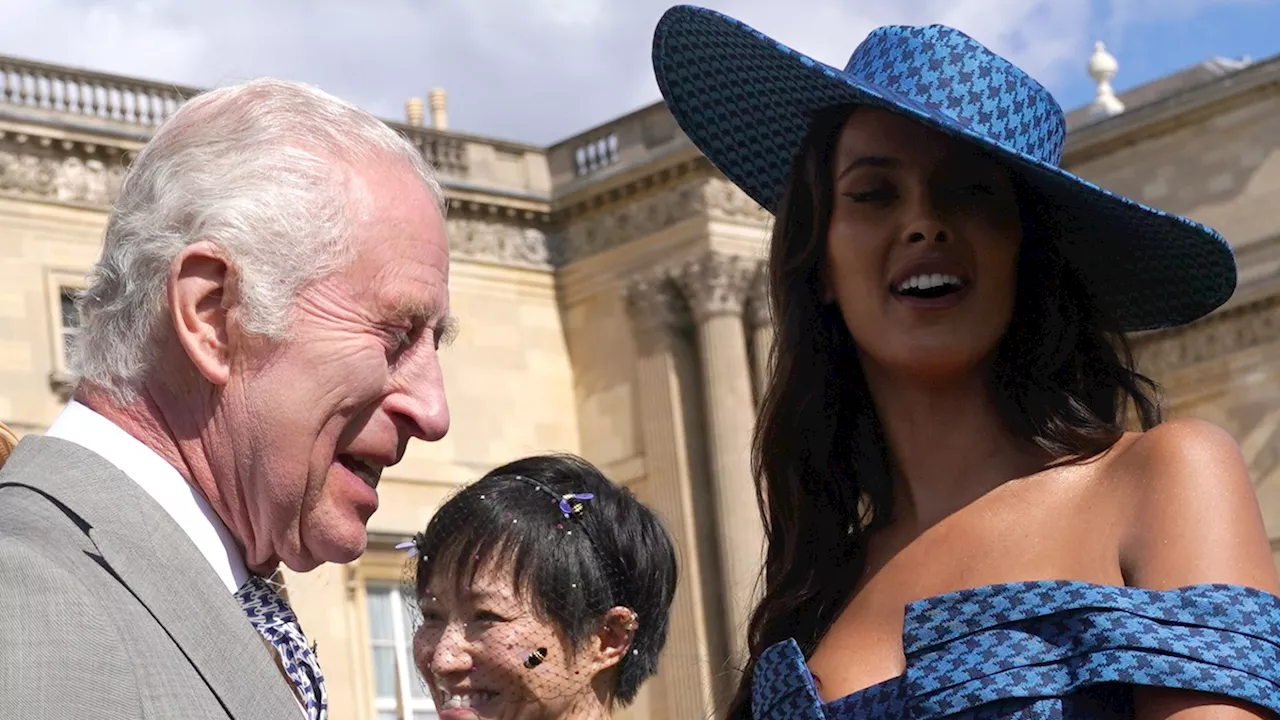 King Charles pulled for chat by Love Island’s Maya Jama at Buckingham ...