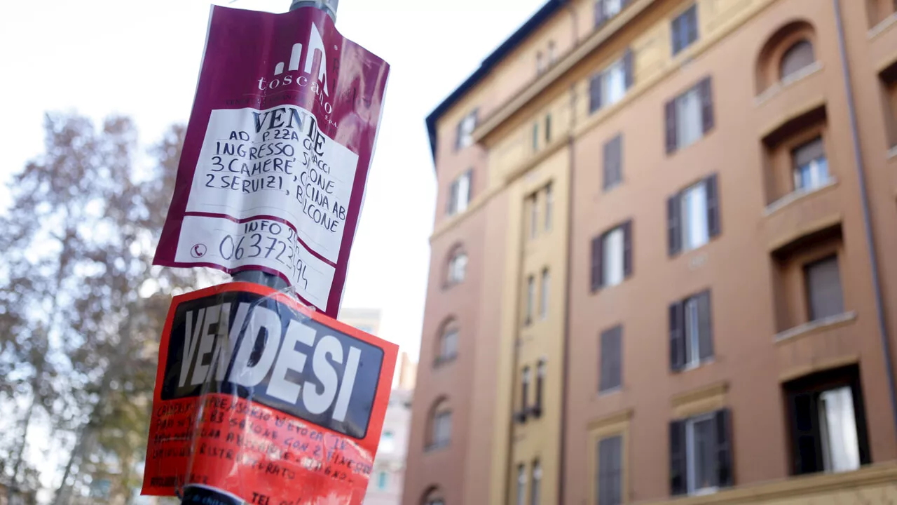 Case "in stallo": calano le vendite, tracollo dei mutui