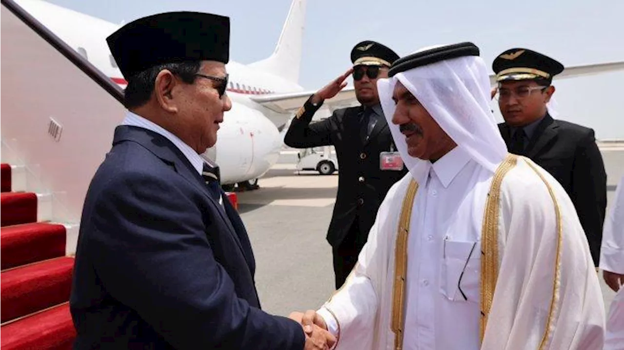 Pasca-Temui Presiden MBZ di UEA, Menhan Prabowo Lanjut ke Doha Hadiri Forum Ekonomi Qatar