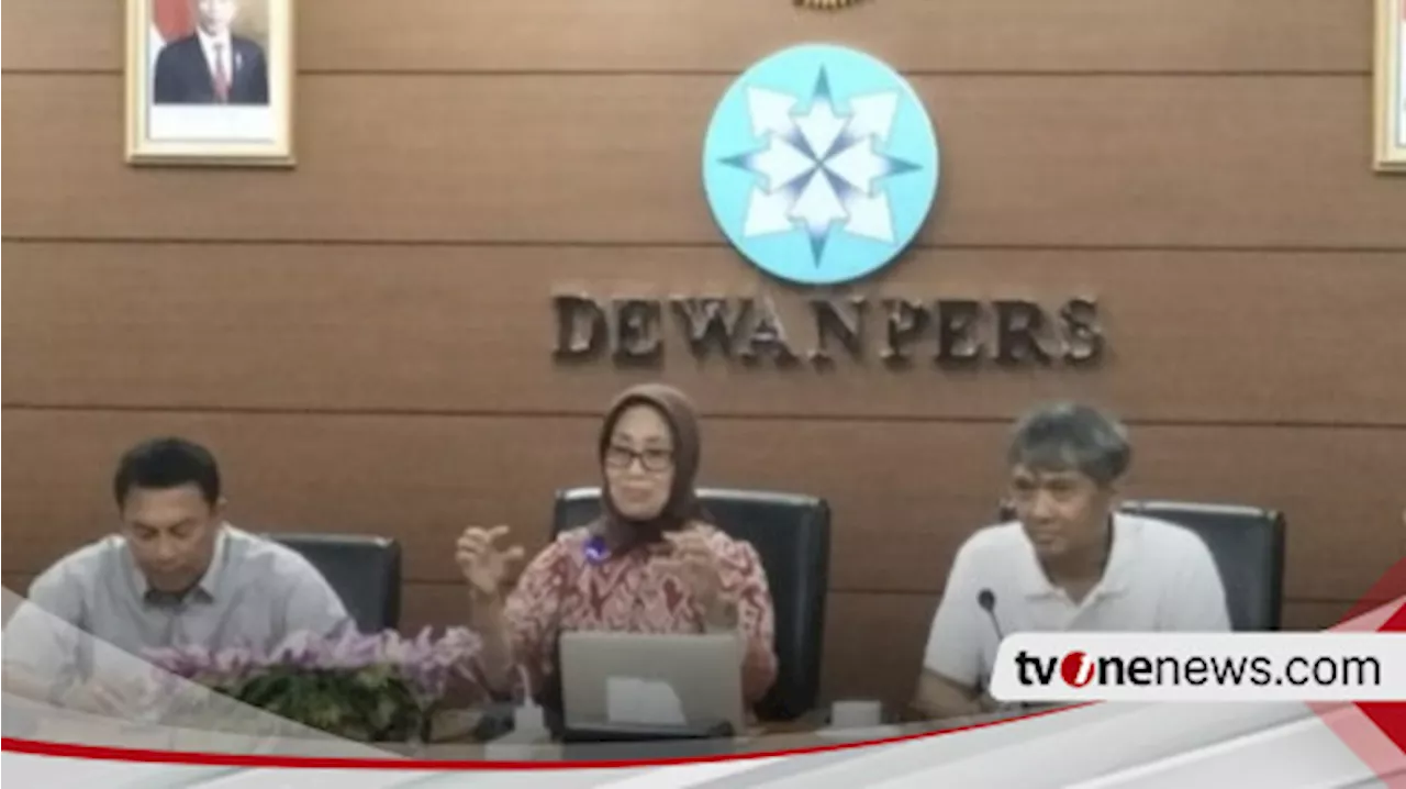 Dewan Pers Tolak Proses RUU Penyiaran Hilangkan Kebebasan Pers