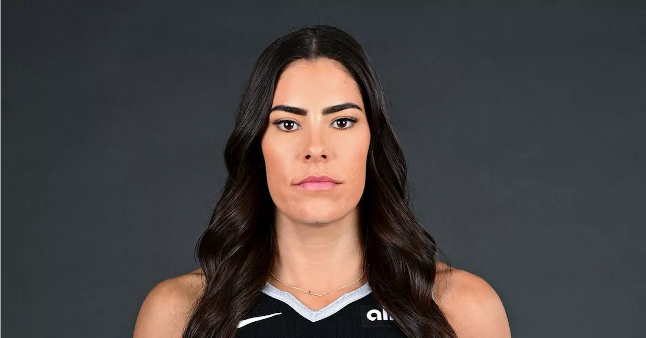 WNBA Star Kelsey Plum Kicks Off the Season in Cropped Leather Vest