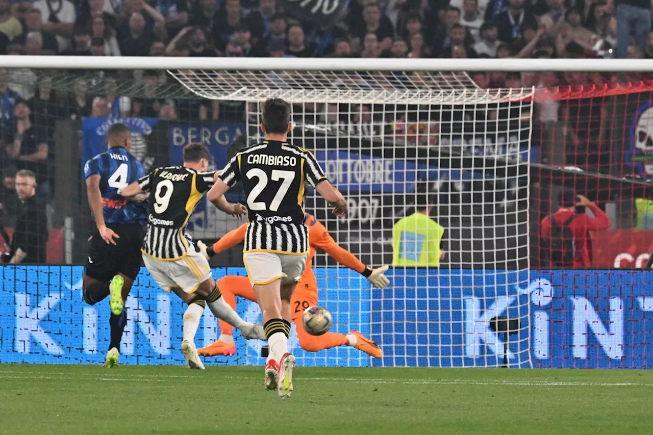 Vroege goal van Vlahovic bezorgt Juventus de Coppa Italia