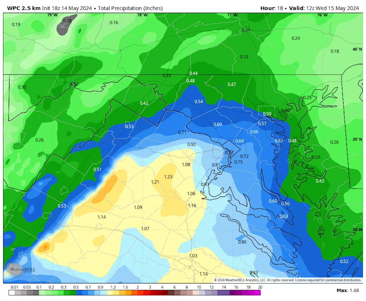 PM Update: Rain much of tonight, still cool and unsettled Wednesday