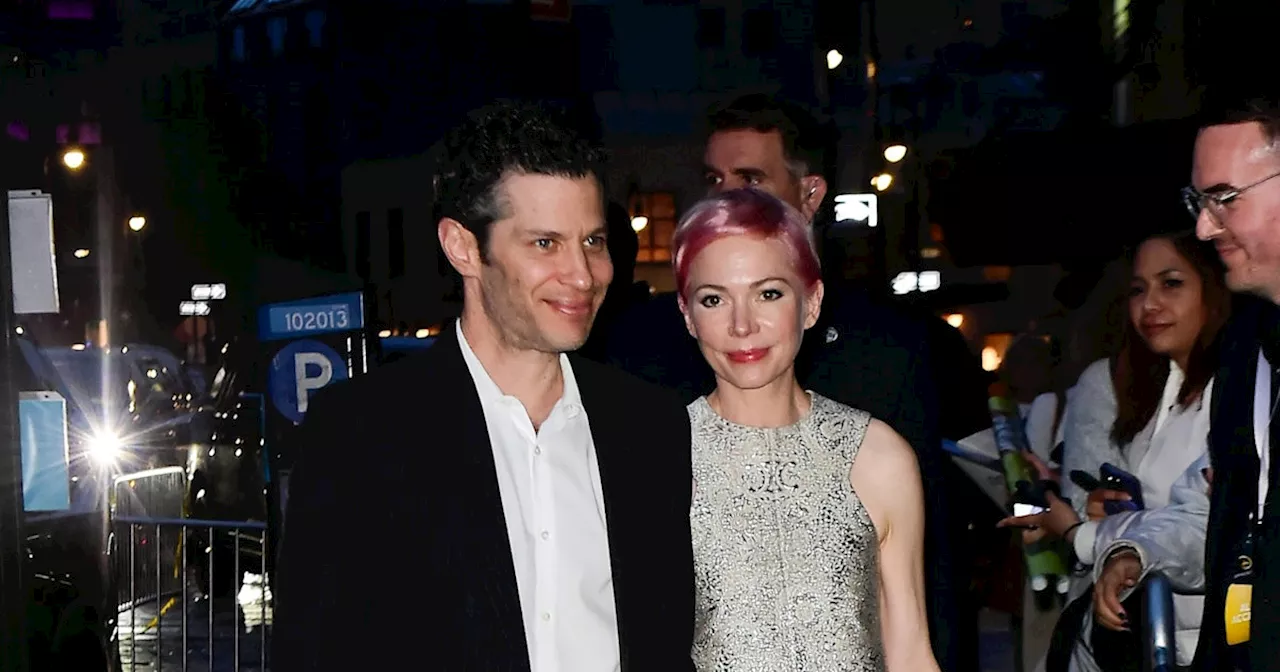 Michelle Williams Takes Her New Pink Hair and Husband Out on the Town