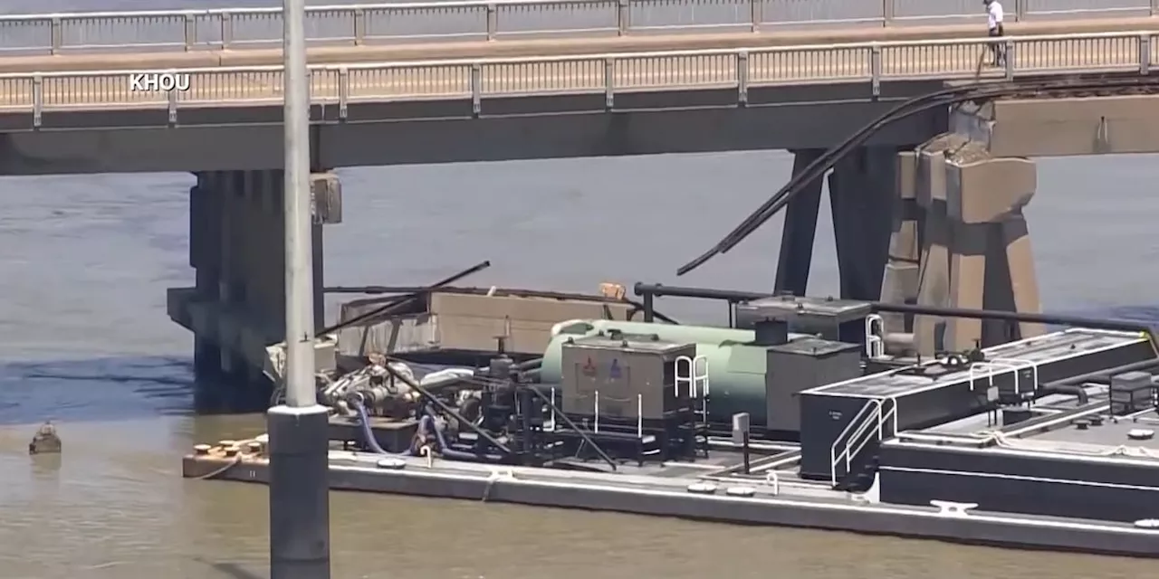 Barge hits bridge in Galveston, Texas, damaging the structure