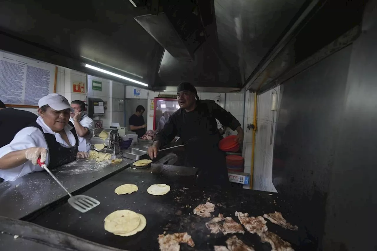 The first Mexican taco stand to get a Michelin star is a tiny business where the heat makes the meat