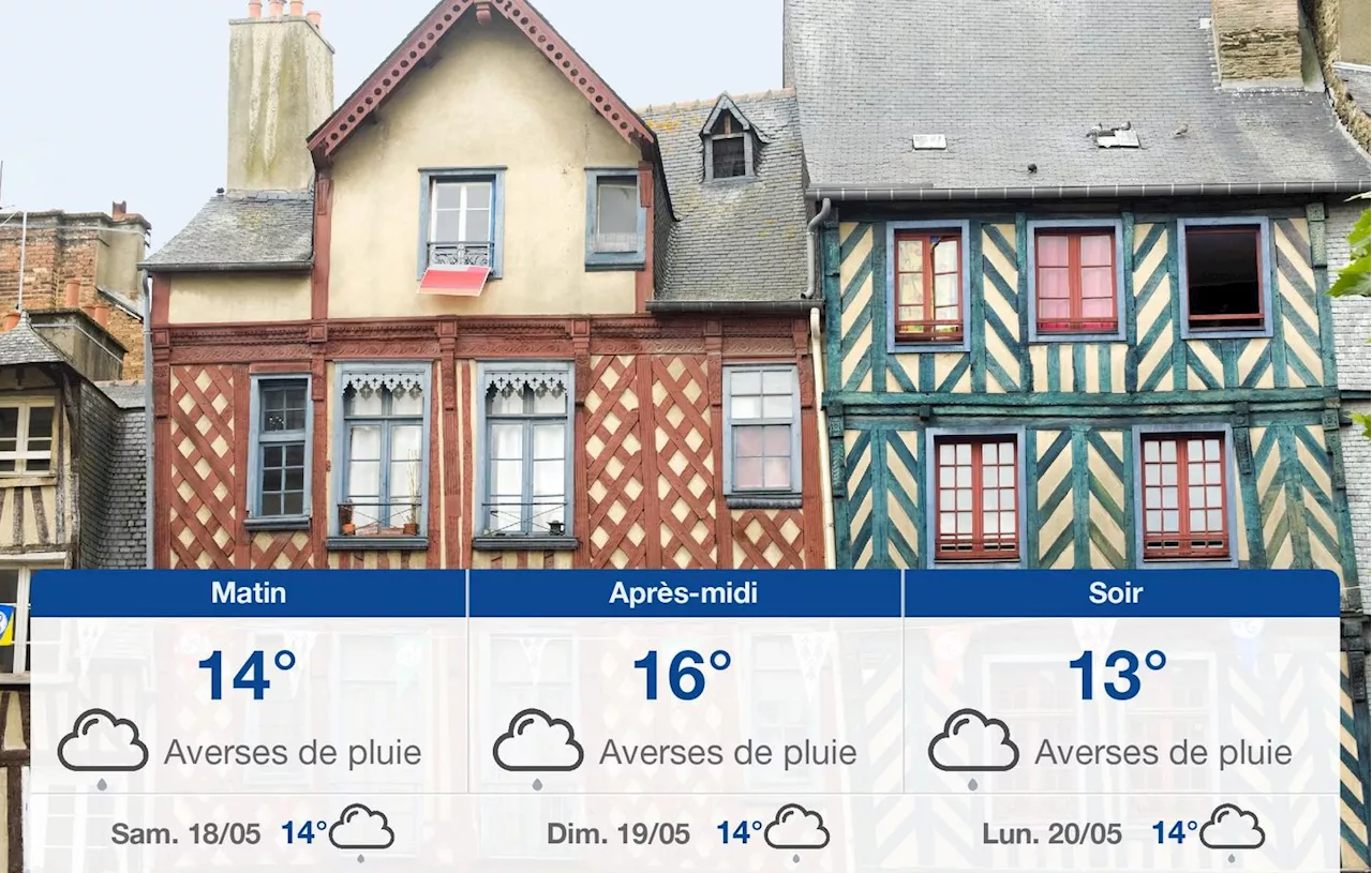 Météo Rennes: prévisions du vendredi 17 mai 2024